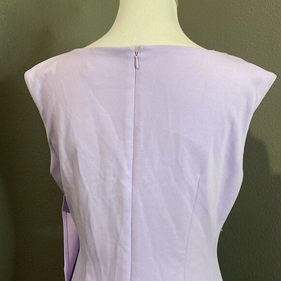 Calvin Klein Women's Ruffle-Trim Sheath Dress lavender - Picture 11 of 13